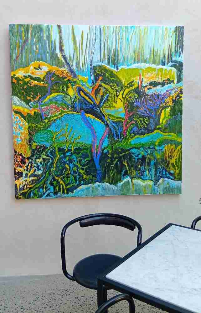 Björn Wessman at Hishult permanent exhibition in the Orangery. Image One