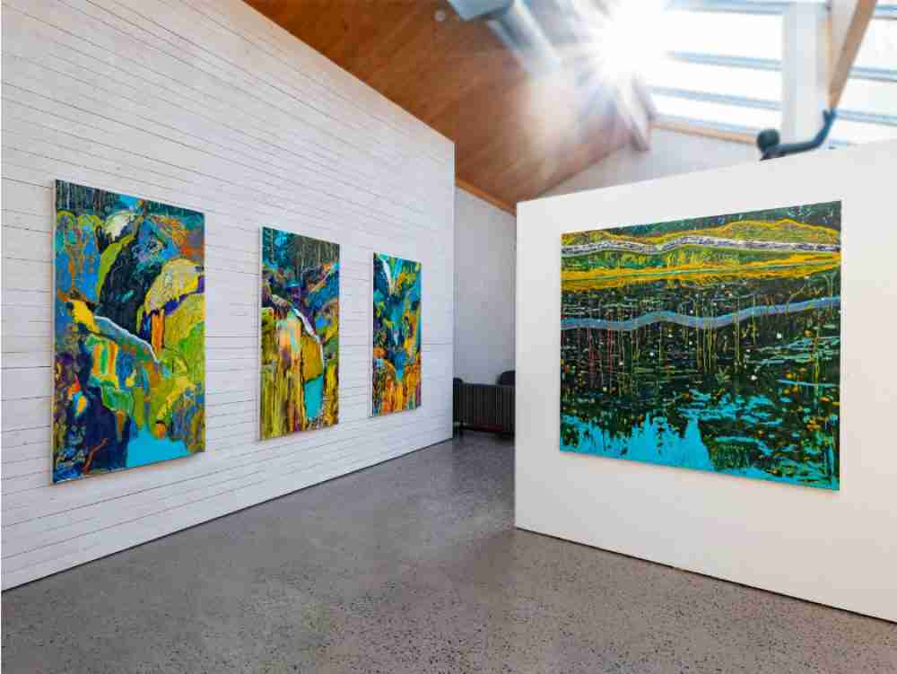 Björn Wessman at Hishult permanent exhibition in the Orangery. Image two